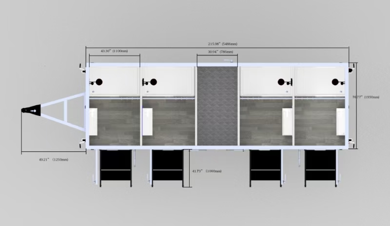 4 shower trailer