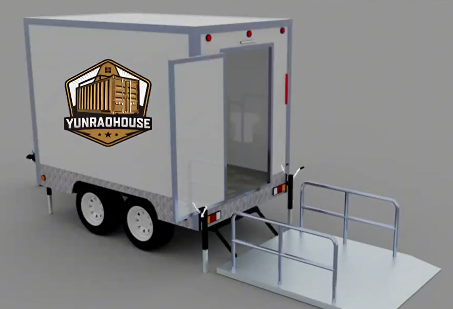 ADA toilet trailer with lift