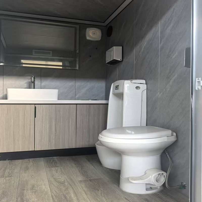 restroom trailer interior male